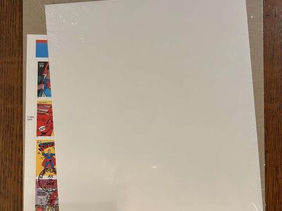 2006 USPS DC Comic Super Heroes Full Pane of 39cent Stamps (Cancelled Full Pane)