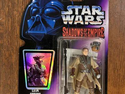 STAR WARS"Shadows of the Empire" PRINCESS LEIA (BOUSHH DISGUISE) Super-Rare "Collection 1" Variant Card 1996