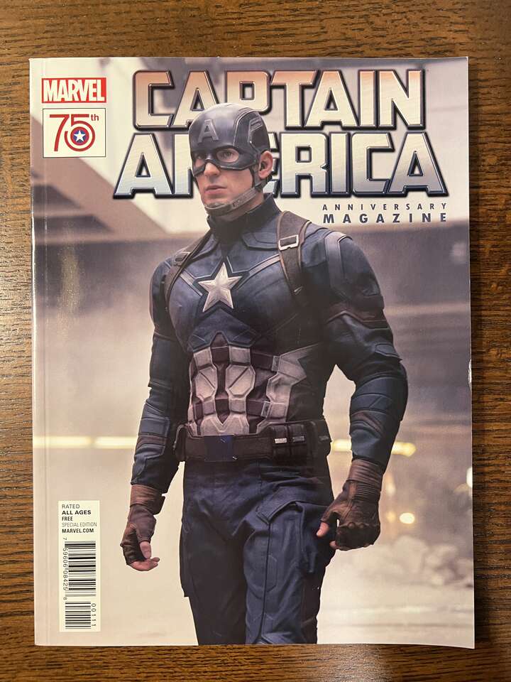 Marvel - Captain America 75th Anniversary Magazine – 2016 - Rare