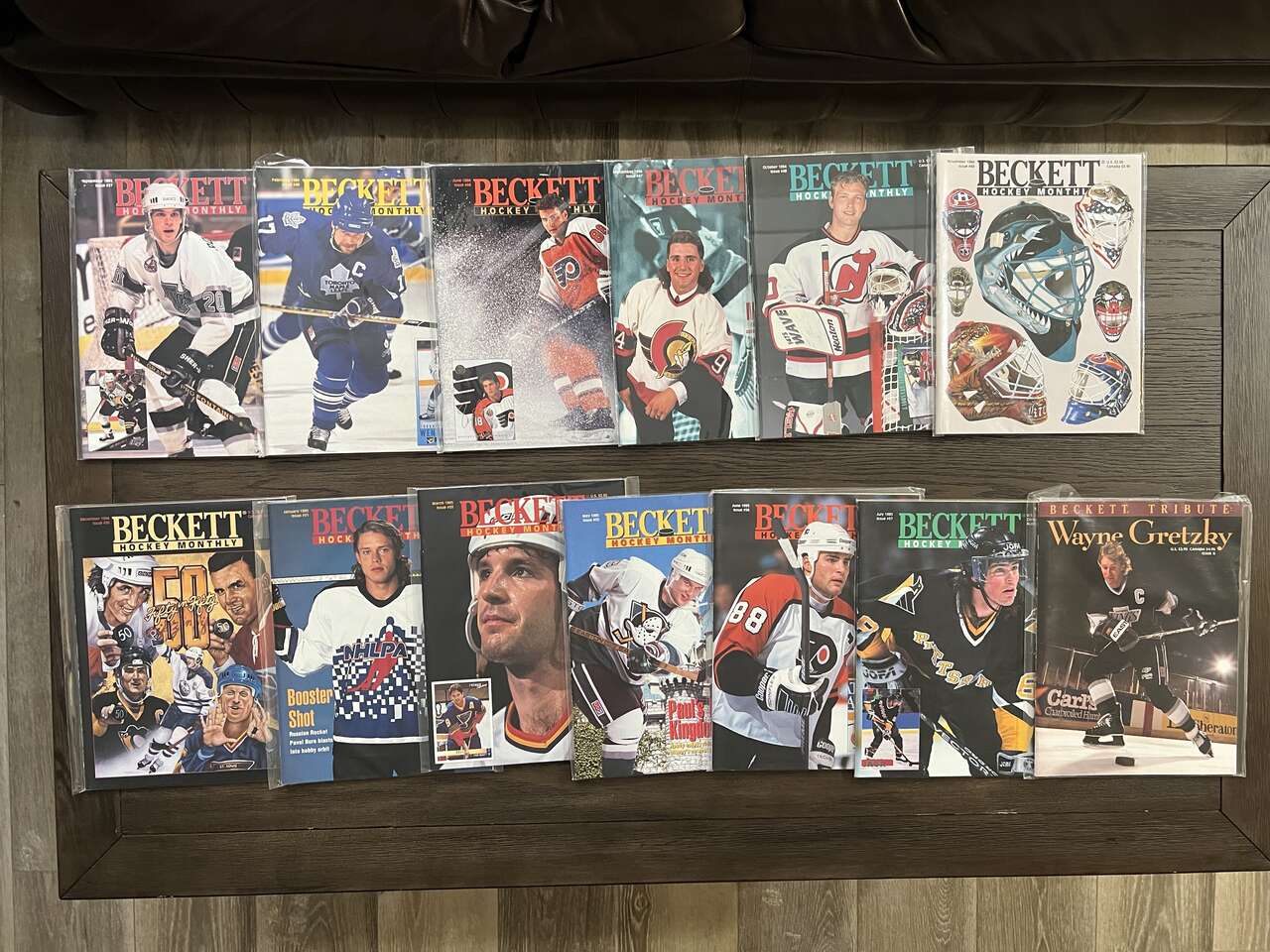 Beckett Hockey NHL Monthly Magazines 1993 – 1995