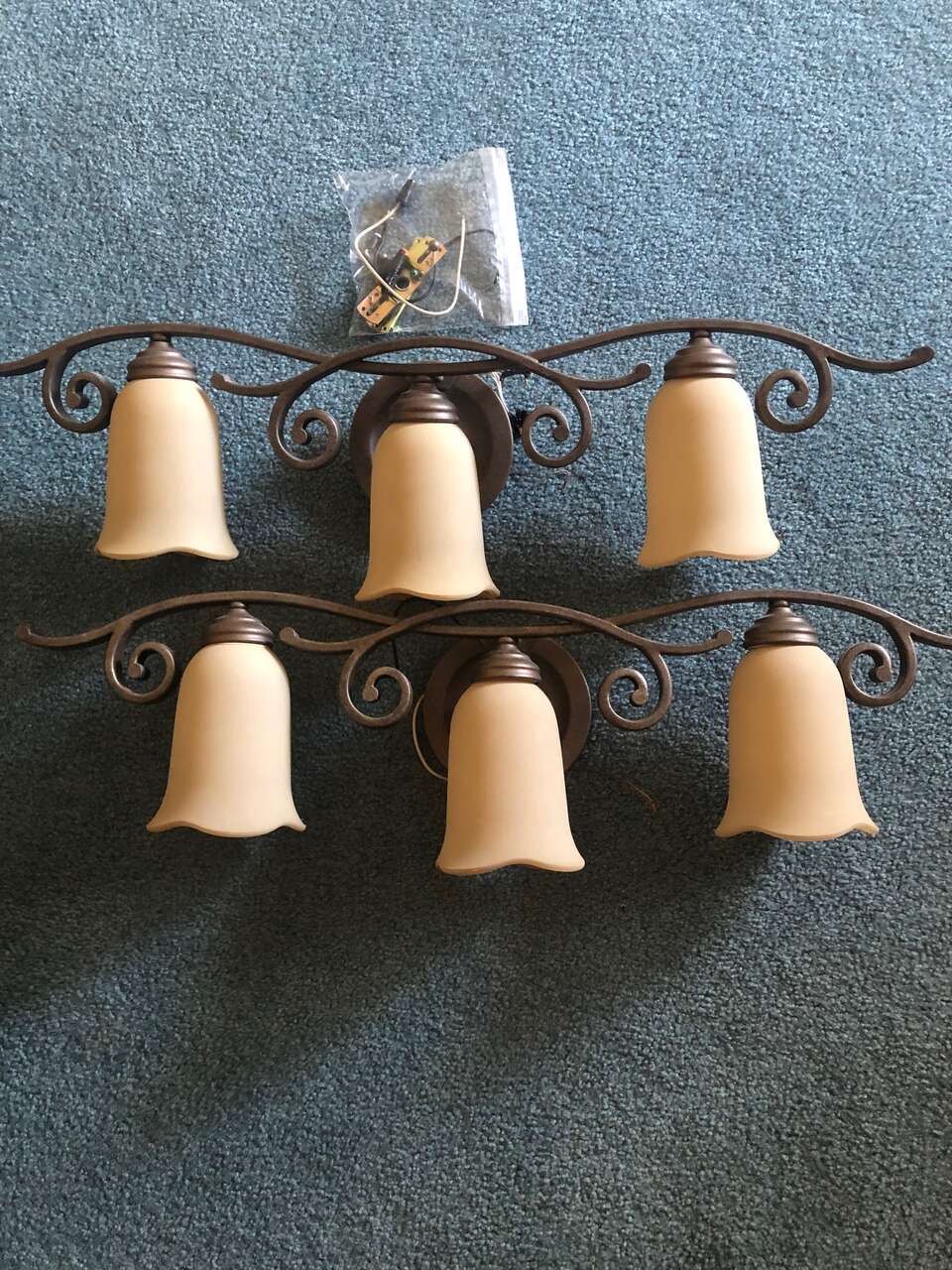 2 Banks of Light Fixtures