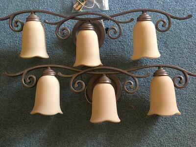 2 Banks of Light Fixtures