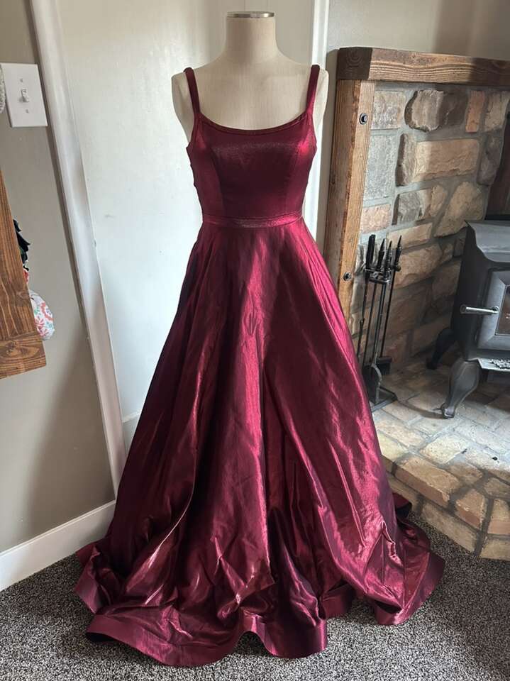 Sherri Hill Maroon Prom Dress From Ypsilon