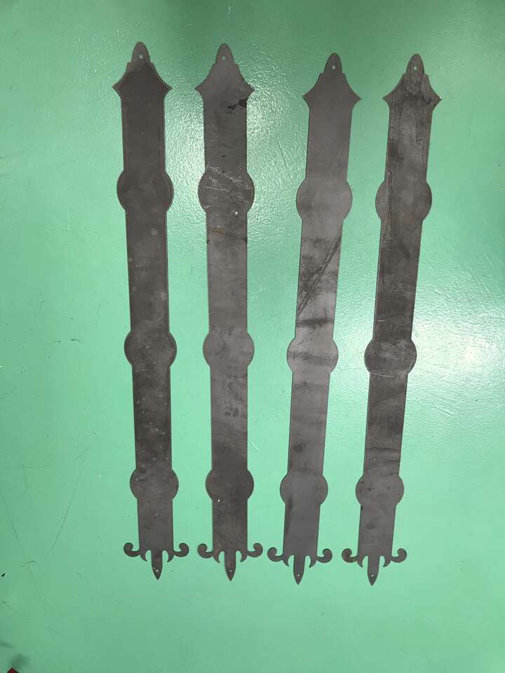 Four Decorative Straps