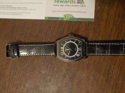 Bijoux Terner Men's watch Roman Numerals small cra