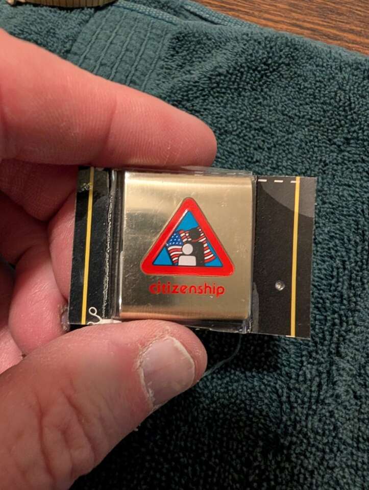 BSA Citizenship metal belt loop