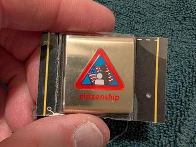 BSA Citizenship metal belt loop