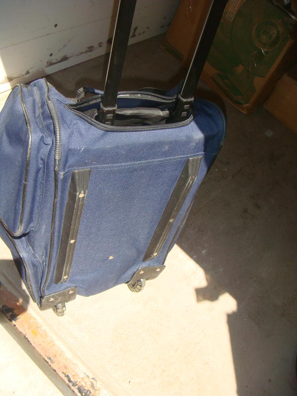 roller duffel bag with pull out handle medium size kids carry on