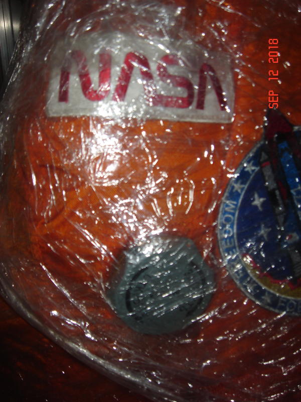 REAL NASA SPACE FLIGHT SUIT  WITH TOY HELMET real life HALLOWEEN COSTUME