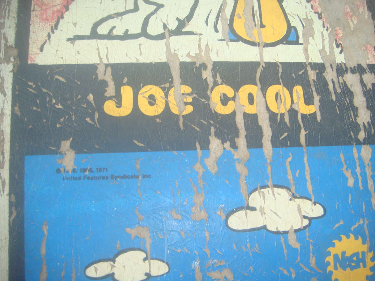 rare first issue nash cool joe skateboard peanuts snoopy colab skate