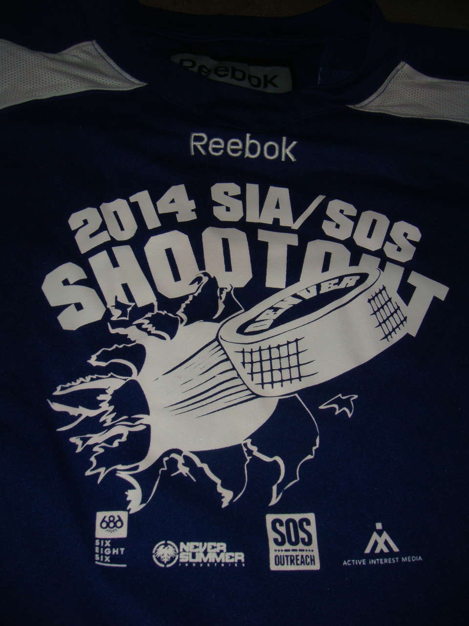OFFICIAL GAME WORN HOCKEY TEAM JERSEY'S FROM THE SOS SHOOT OUT EVENT GAMES