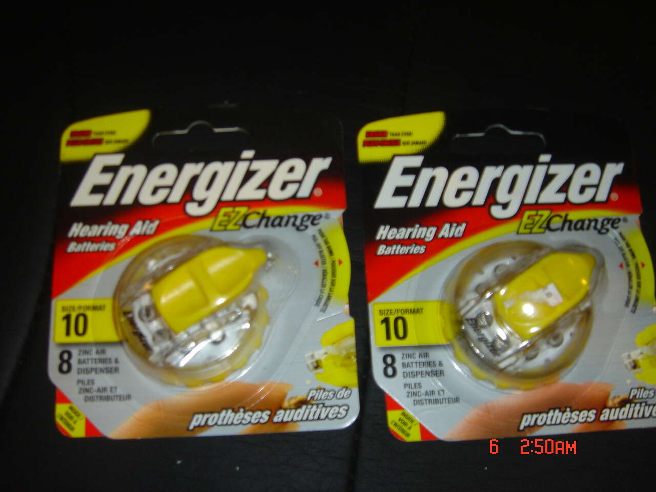 DURACELL #10 HEARING AID BATTERIES NEW IN PACK