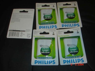 PHILLIPS ION LITHIUM REPLACEMENT BATTERY FOR CORDLESS PHONES # SJB3192/17