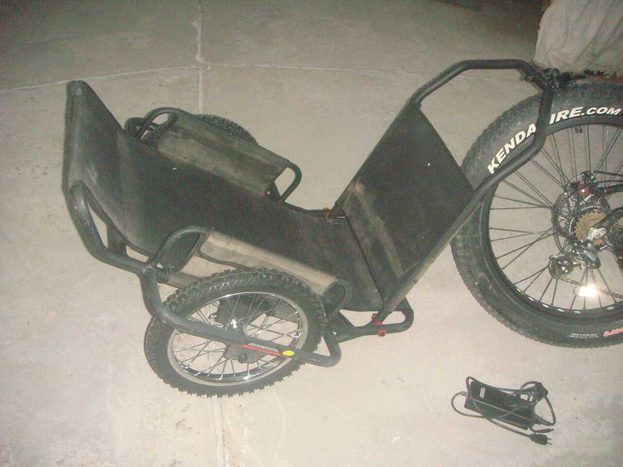 EBIKE RAMBO HUNTING ELECTRIC E bike 750watt powerful motor with OPTIONAL  trailer and bow or rifle rack for hunting