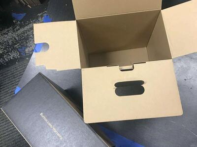 Handle boxes for moving and storage box