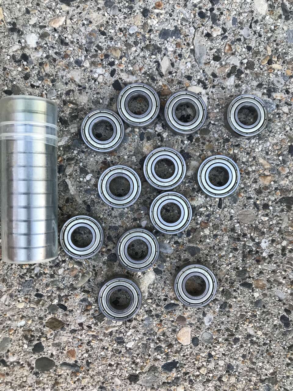 BEAR LONGBOARD TRUCKS 10 MM Millimeter LONG BOARD Bearings eight pack for 10.00