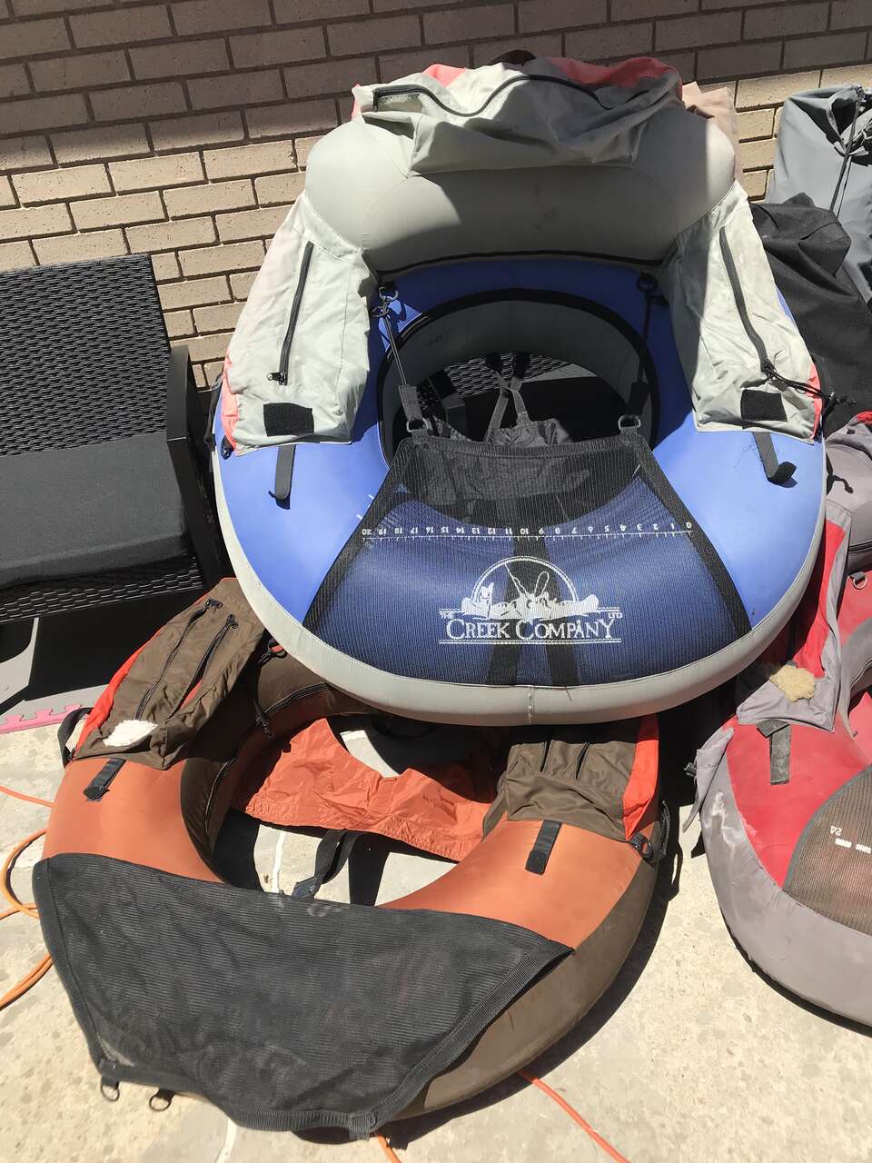 Fishing float tube river float tube