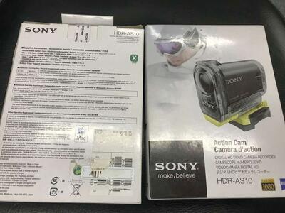 Sony action cam WITH UNDERWATER HOUSING new in the box
