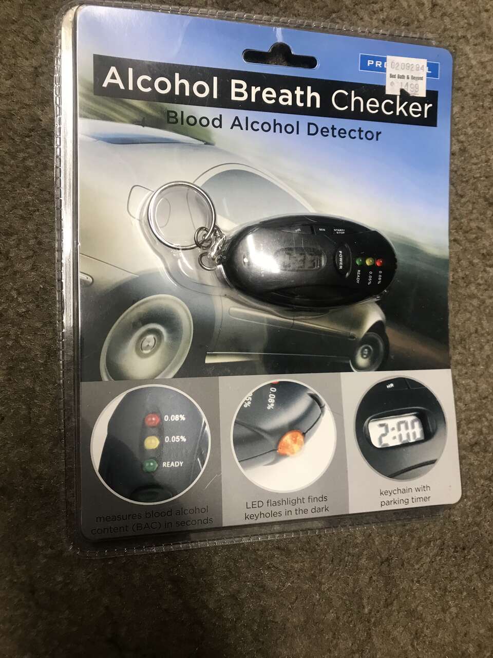 Breathalyzer blood alcohol detector