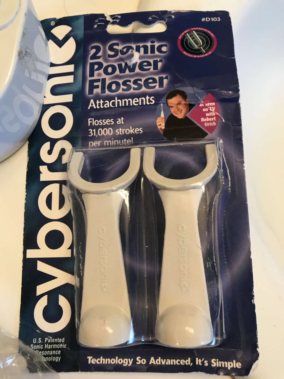 Cyber sonic toothbrush with brand new brush floss and tongue cleaner
