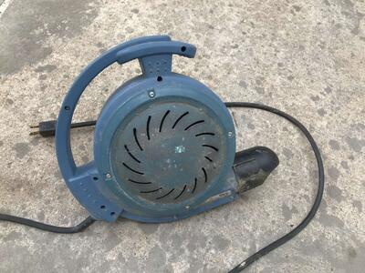 Industrial 12 amp corded pipe fan blower or bounce house blower