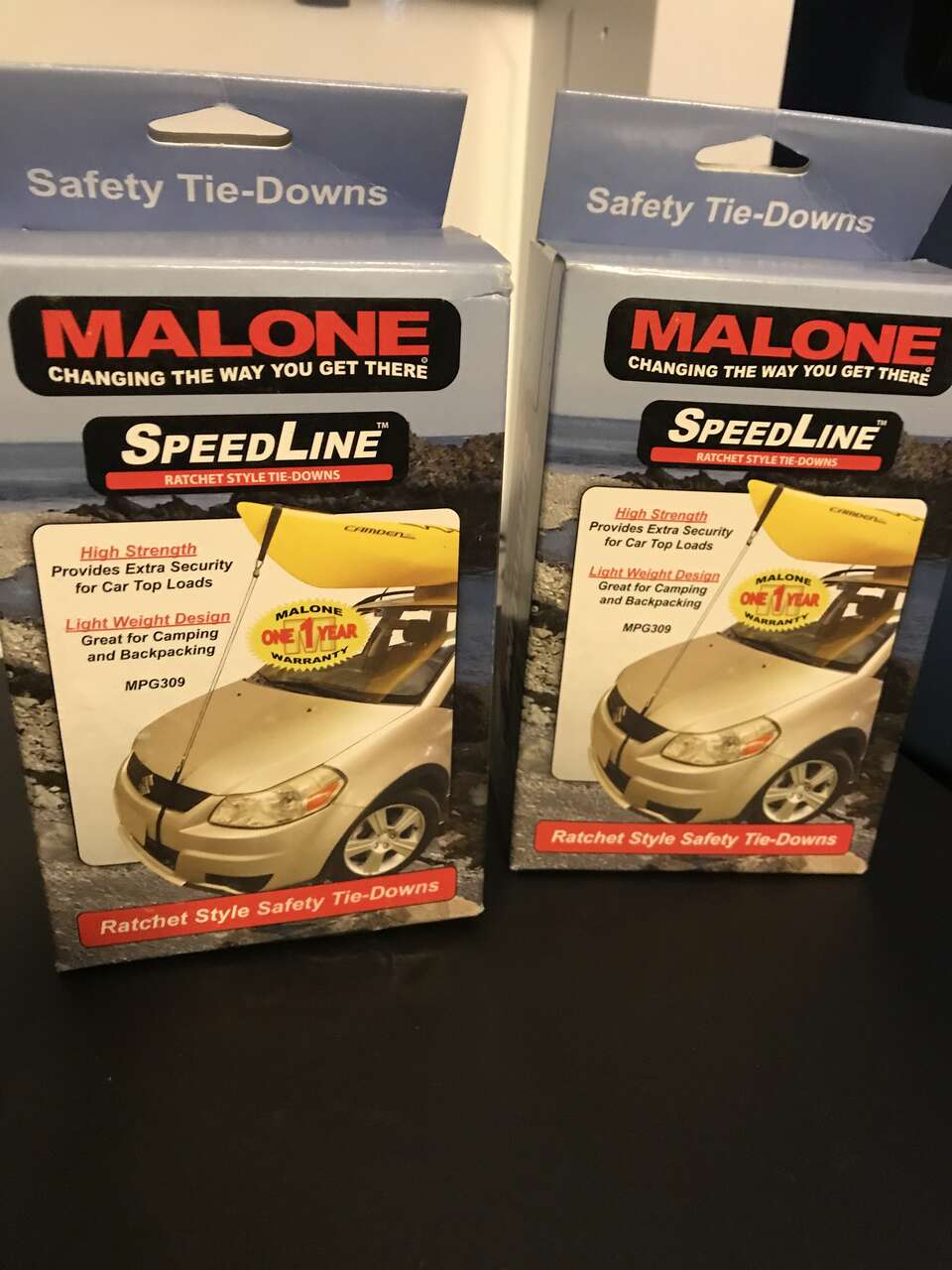 Set of two Malone speed line boat tiedowns