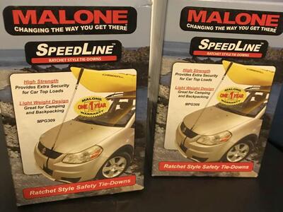 Set of two Malone speed line boat tiedowns