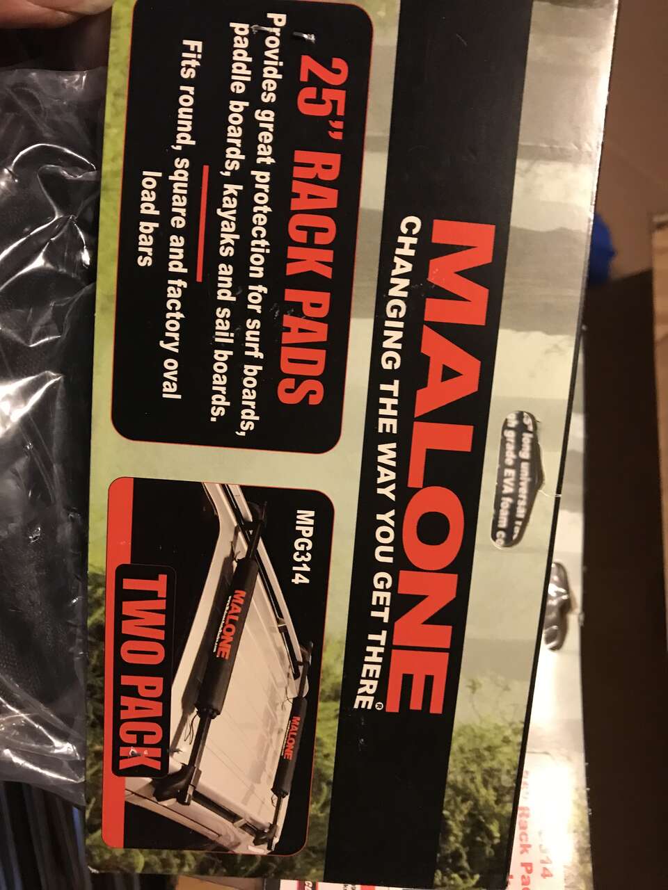 MALONE CROSSBAR RACK PADS FOR ROOF RACK