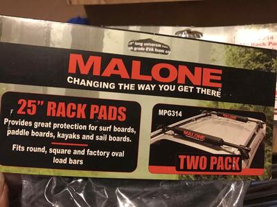 MALONE CROSSBAR RACK PADS FOR ROOF RACK