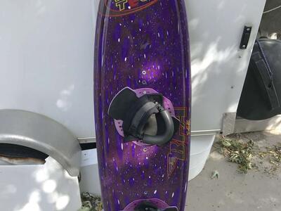 Vintage BFA directional Wakeboard with surf style bindings