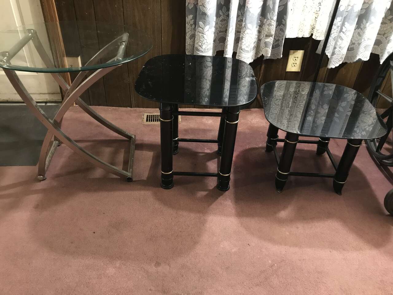 End table patio table $15 each