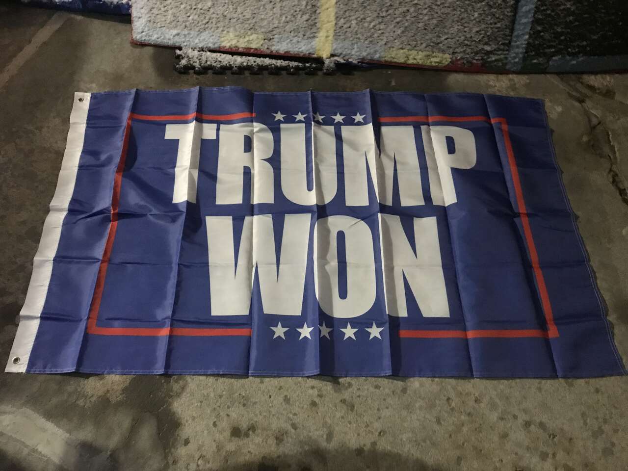 TRUMP WON! 3 x 5 flag trump one