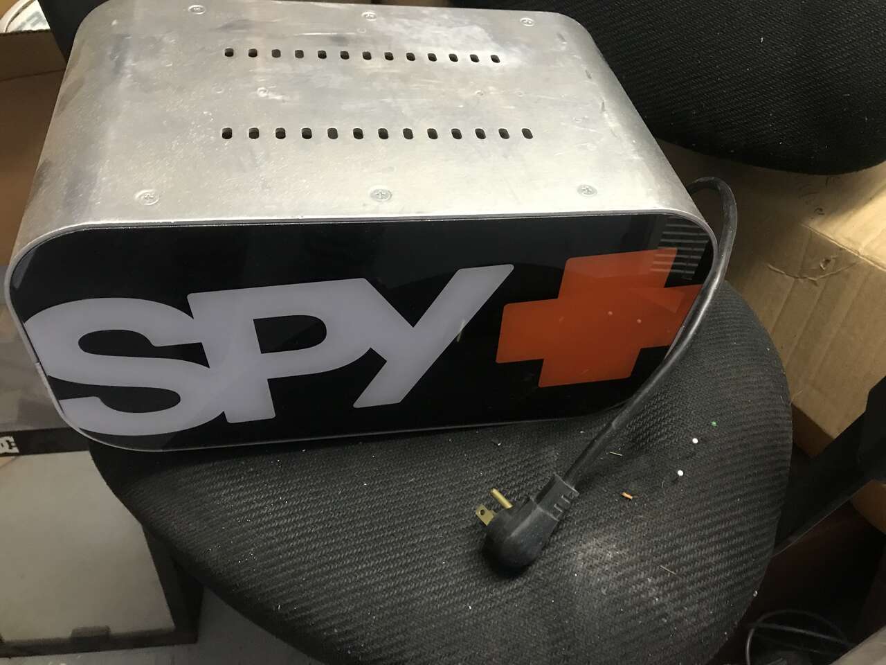 Spy goggles light up display box