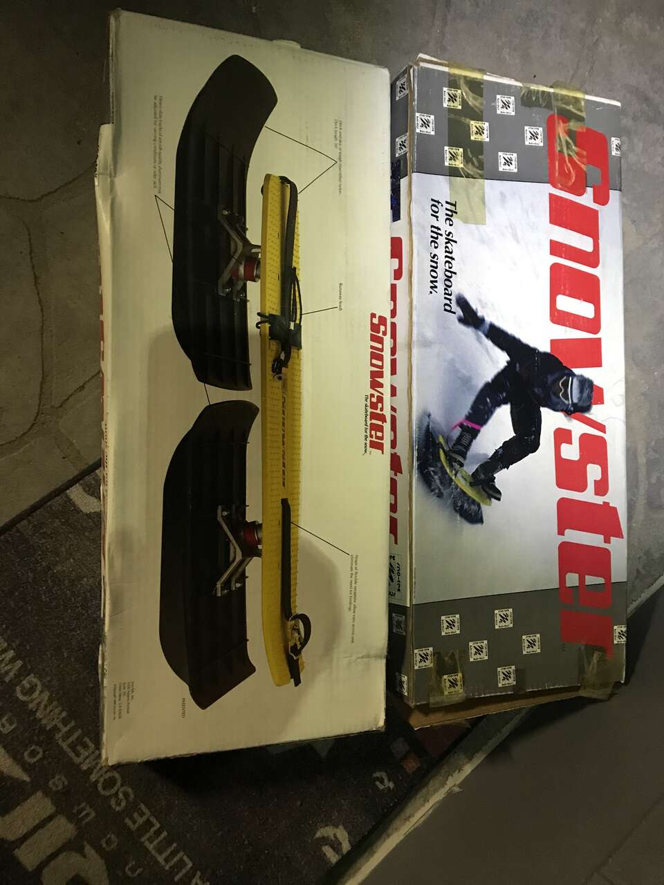 Vintage Snowboard snowster mint in original box from 1988