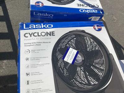 Lasko pedestal fans 12,16, 0r 18 inch new in box