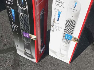Honeywell tower fan with remote quiet 5 or quiet 8
