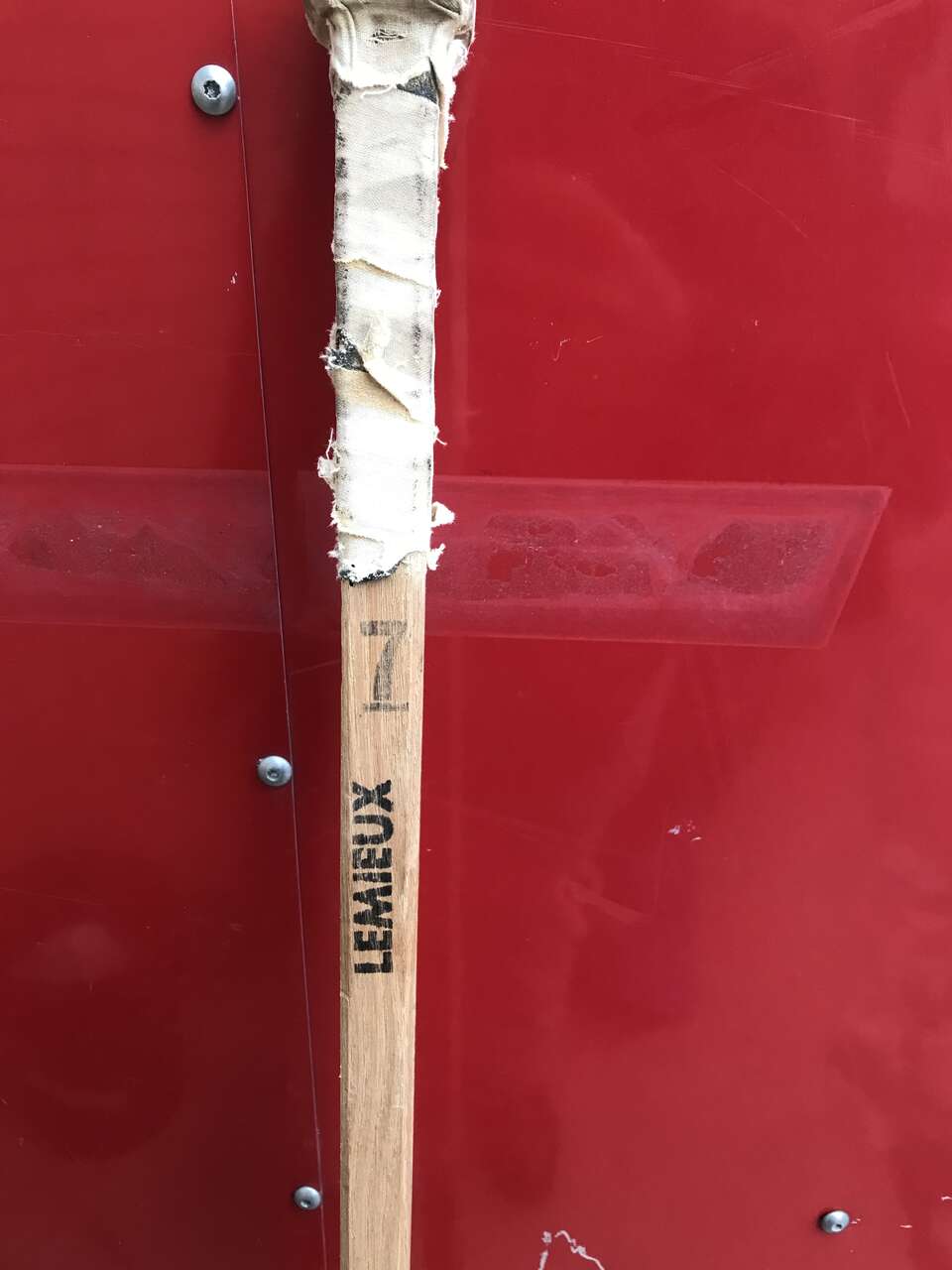 Vintage Mario Lemieux Flat blade hockey stick