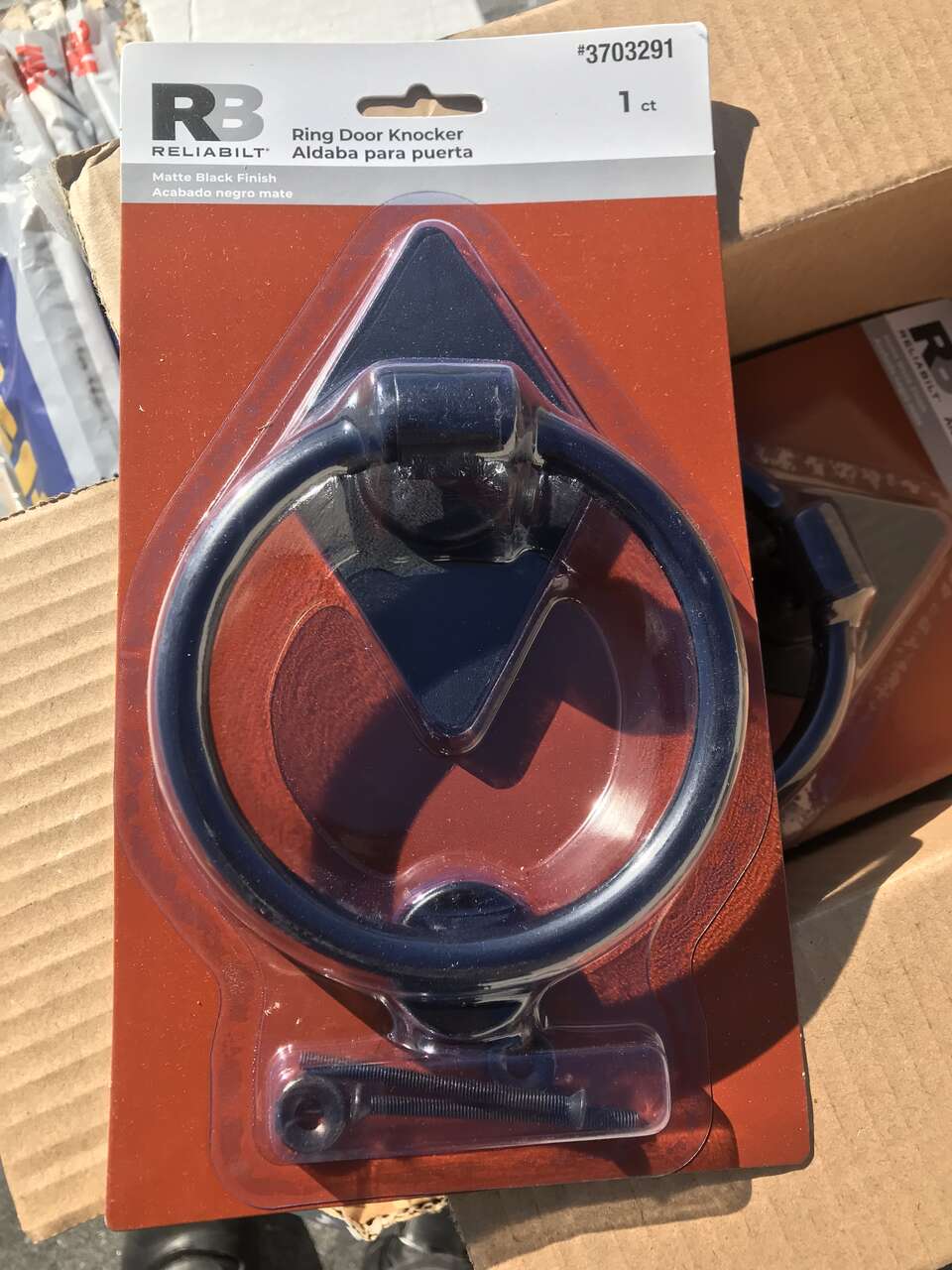 door knocker OR  towel ring new in package / towel hanger