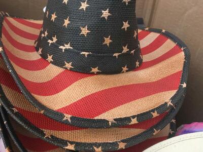 New patriotic cowboy hat