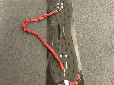 No Board powder surfer Snowboard