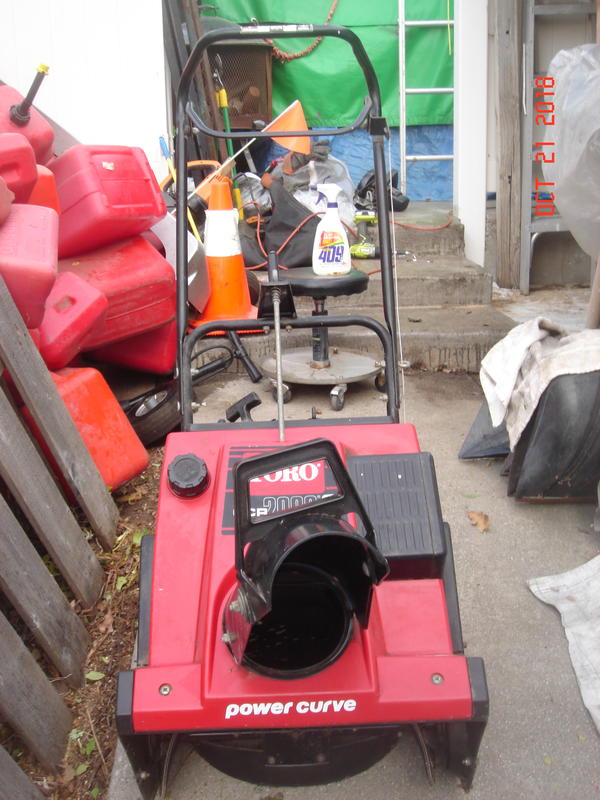 ELECTRIC START TORO cr 2000 snowblower WORKS GREAT, END OF SEASON DEAL