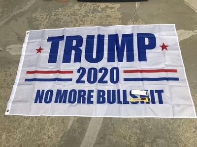 Vintage 3 x 5 trump flag awesome!