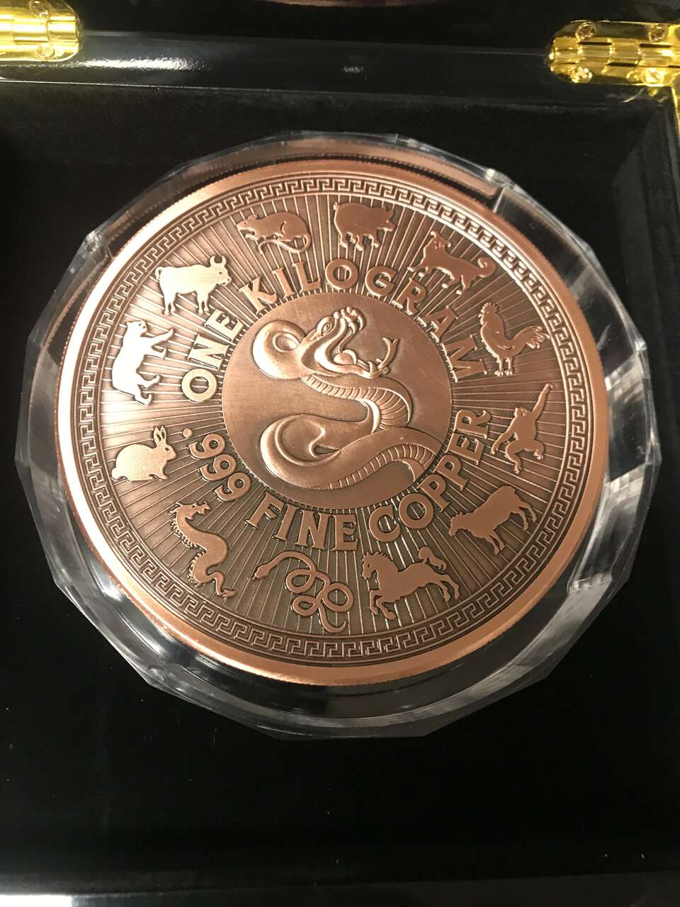1KG kilo copper coin 2025 year of the snake rare collectible