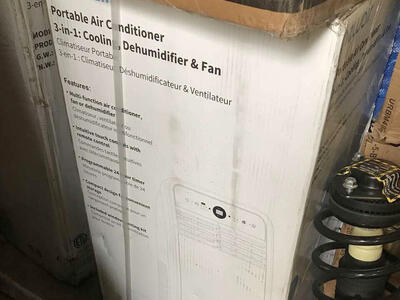 NEW AIR 3 in 1 portable air conditioner dehumidifier fan new in box 10k btu