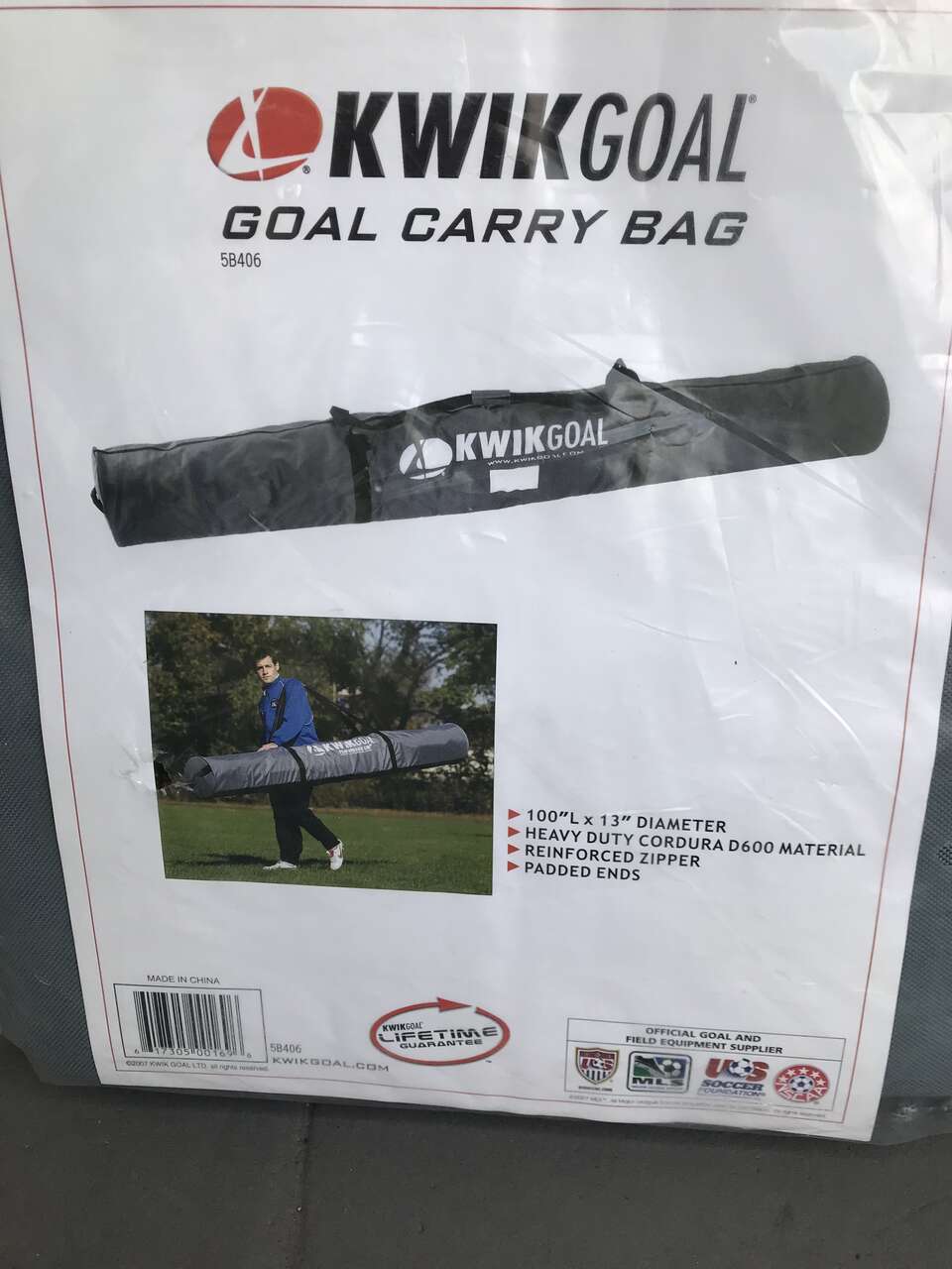 105 inch Long gear bag KWIK goal BRAND goal CARRY bag ,ski bag , PADDLE BAG pole bag