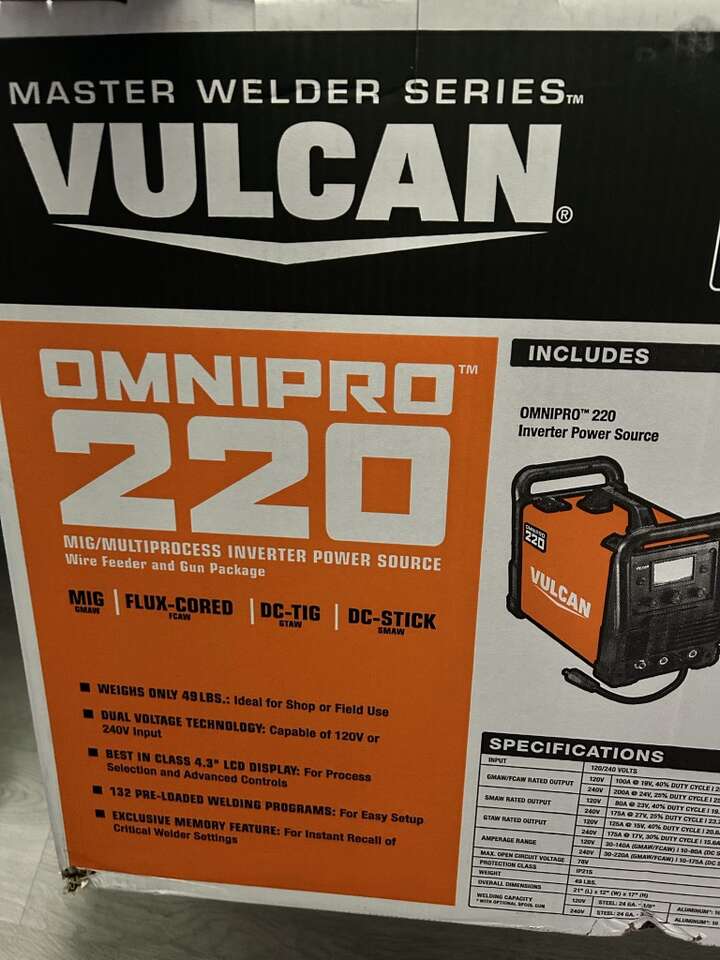 Vulcan 220 Welder Combo Kit Industrial