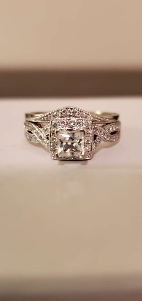 Size 7 Sapphire Wedding Band