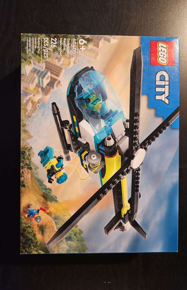 Retired Lego Emergency Rescue Helicopter
