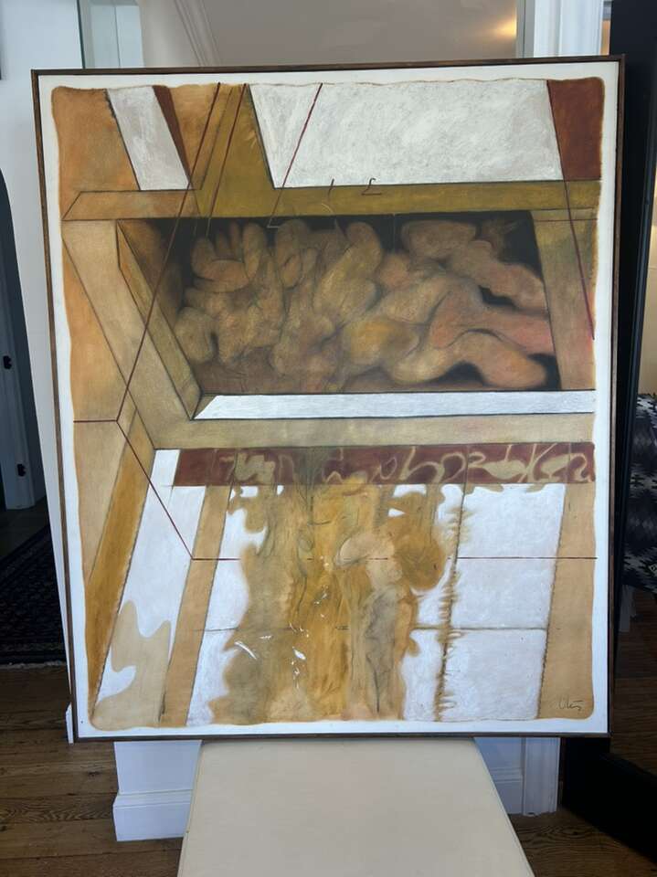 Otis Huband Signed Oil On Canvas