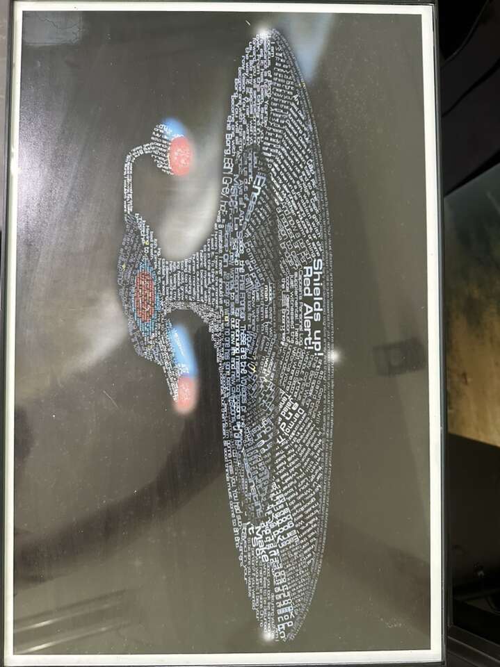 Star Trek Framed Word Art